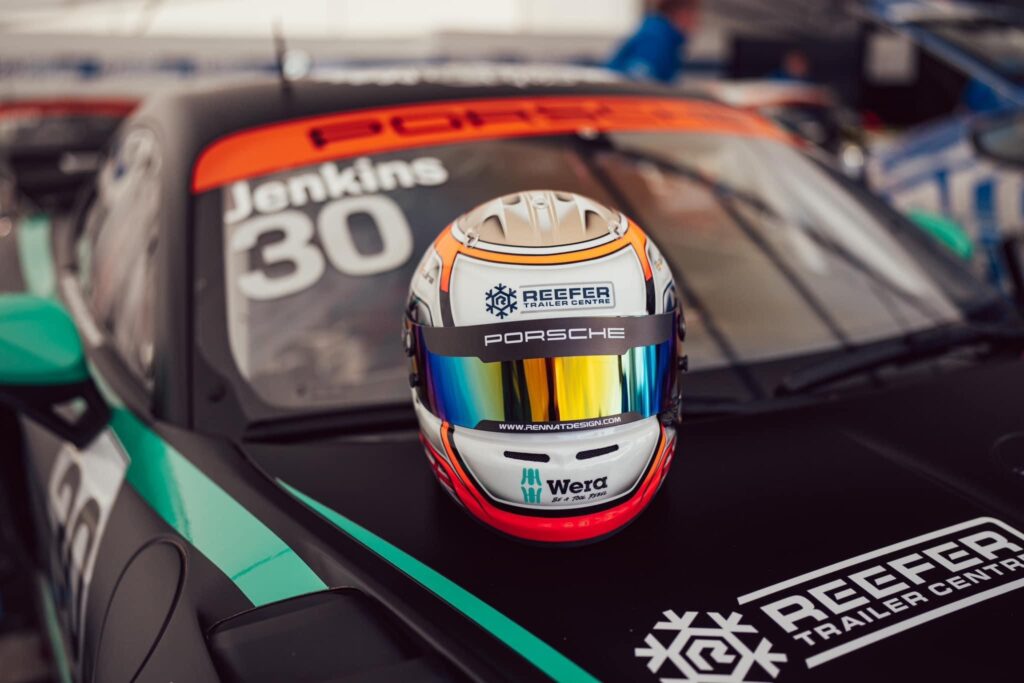 Will Jenkins Podium Porsche Sprint Challenge GB